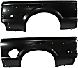Rear, Driver and Passenger Side Truck Bedside Panels, Primed, 7 Ft. Bed (Short Bed), For Models With Dual Rear Wheels