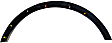 2013-2016 Ford Escape - Rear, Driver and Passenger Side Fender Trim, Textured Black