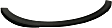 2013-2016 Ford Escape - Rear, Driver and Passenger Side Fender Trim, Textured Black