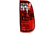 Driver and Passenger Side Halogen Tail Light, Without bulb(s), OE Replacement