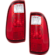 Driver and Passenger Side Halogen Tail Light, Without bulb(s), OE Replacement, CAPA Certified