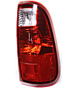 Driver and Passenger Side Halogen Tail Light, Without bulb(s), OE Replacement, CAPA Certified