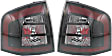 Driver and Passenger Side Tail Lights, with Bulbs, Halogen, Sport Utility