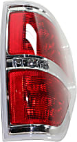 Driver and Passenger Side Tail Lights, Without bulb(s), Halogen