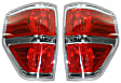 Driver and Passenger Side Tail Lights, Without bulb(s), Halogen