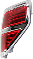 Driver and Passenger Side Tail Lights, Without bulb(s), Halogen
