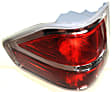 Driver and Passenger Side Tail Lights, Without bulb(s), Halogen