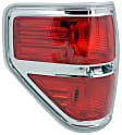 Driver and Passenger Side Tail Lights, Without bulb(s), Halogen, CAPA CERTIFIED