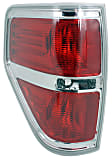 Driver and Passenger Side Tail Lights, Without bulb(s), Halogen, CAPA CERTIFIED