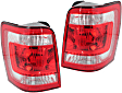 2008 Ford Escape - Driver and Passenger Side Halogen Tail Light, Without bulb(s), OE Replacement
