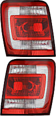 2012 Ford Escape XLT - Driver and Passenger Side Halogen Tail Light, Without bulb(s), OE Replacement, CAPA Certified