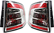 Driver and Passenger Side Halogen Tail Light, With bulb(s), OE Replacement