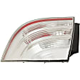 2008-2009 Ford Taurus - Driver and Passenger Side Halogen Tail Light, Without bulb(s), OE Replacement,, CAPA Certified