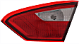 2012 Ford Focus - Passenger Side, Inner and Outer Halogen Tail Light, With bulb(s), 4-Door, Sedan, Mounts On Trunk Lid and Body, OE Replacement, CAPA Certified
