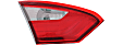 Driver and Passenger Side, Inner Halogen Tail Lights, with Bulbs, CAPA Certified
