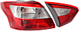Driver Side, Inner and Outer Tail Lights, With bulb(s), Halogen, Mounts on Trunk Lid, CAPA CERTIFIED