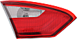 Driver Side, Inner and Outer Tail Lights, With bulb(s), Halogen, Mounts on Trunk Lid, CAPA CERTIFIED
