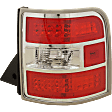 2009-2011 Ford Flex - Driver and Passenger Side LED Tail Light, With bulb(s), OE Replacement,, CAPA Certified