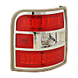 2009-2011 Ford Flex - Driver and Passenger Side LED Tail Light, With bulb(s), OE Replacement,, CAPA Certified