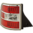 2009-2011 Ford Flex - Driver and Passenger Side LED Tail Light, With bulb(s), OE Replacement,, CAPA Certified