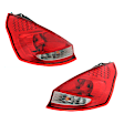 Driver and Passenger Side Halogen Tail Light, With bulb(s), OE Replacement