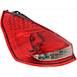 Driver and Passenger Side Halogen Tail Light, With bulb(s), OE Replacement