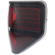 2010 Ford F-150 - Driver and Passenger Side Halogen Tail Light, Without bulb(s), Styleside, OE Replacement, Extended Cab Pickup