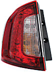Driver and Passenger Side Tail Lights, with Bulbs, Halogen, Sport Utility