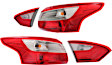 2012 Ford Focus - Driver and Passenger Side, Inner and Outer Tail Lights, With bulb(s), Halogen, Mounts on Trunk Lid