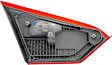 2012 Ford Focus - Driver and Passenger Side, Inner and Outer Tail Lights, With bulb(s), Halogen, Mounts on Trunk Lid