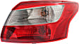 Driver and Passenger Side, Outer Halogen Tail Light, With bulb(s), OE Replacement