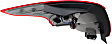 Driver and Passenger Side, Outer Halogen Tail Light, With bulb(s), OE Replacement