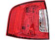 Driver and Passenger Side Halogen Tail Light, With bulb(s), OE Replacement