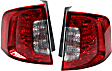 2014 Ford Edge - Driver and Passenger Side Halogen Tail Light, With bulb(s), OE Replacement, CAPA Certified