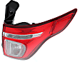 Driver and Passenger Side Halogen Tail Light, With bulb(s), OE Replacement