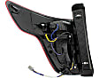 Driver and Passenger Side Halogen Tail Light, With bulb(s), OE Replacement