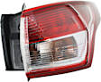 Driver and Passenger Side, Outer Halogen Tail Light, With bulb(s), OE Replacement