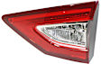Passenger Side, Inner and Outer Tail Lights, with Bulb, Halogen, Mounts on Luggage Lid, Mounts on Body, CAPA CERTIFIED