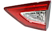 Driver and Passenger Side Tail Lights, with Bulbs, Halogen, Mounts on Luggage Lid, CAPA Certified