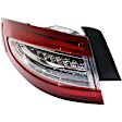 Driver and Passenger Side, Inner and Outer Halogen Tail Light, With bulb(s), OE Replacement,, CAPA Certified