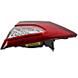 Driver and Passenger Side, Inner and Outer Halogen Tail Light, With bulb(s), OE Replacement,, CAPA Certified