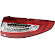 Driver and Passenger Side, Inner and Outer Halogen Tail Light, With bulb(s), OE Replacement,, CAPA Certified