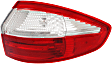 Driver and Passenger Side, Inner and Outer Tail Lights, with Bulbs, Halogen, Sedan