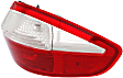 Driver and Passenger Side, Inner and Outer Tail Lights, with Bulbs, Halogen, Sedan