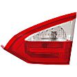 Passenger Side, Inner and Outer Halogen Tail Light, With bulb(s), OE Replacement, Sedan