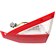 Passenger Side, Inner and Outer Halogen Tail Light, With bulb(s), OE Replacement, Sedan