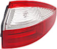 Driver and Passenger Side, Outer Halogen Tail Light, With bulb(s), OE Replacement