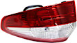 Driver and Passenger Side, Outer Halogen Tail Light, With bulb(s), OE Replacement, CAPA Certified