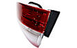 Driver and Passenger Side, Outer Halogen Tail Light, With bulb(s), OE Replacement, CAPA Certified