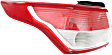Driver Side, Inner And Outer Halogen Tail Light, With bulb(s), OE Replacement, CAPA Certified